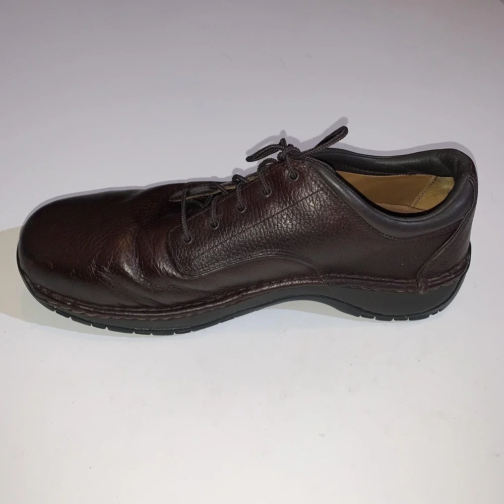 Red Wing 6704 Shoes Mens 12 Brown Leather Aluminum Toe Lace Up Work Comfort